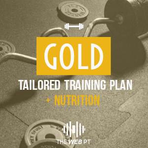 The Web PT Gold Tailored Training plan